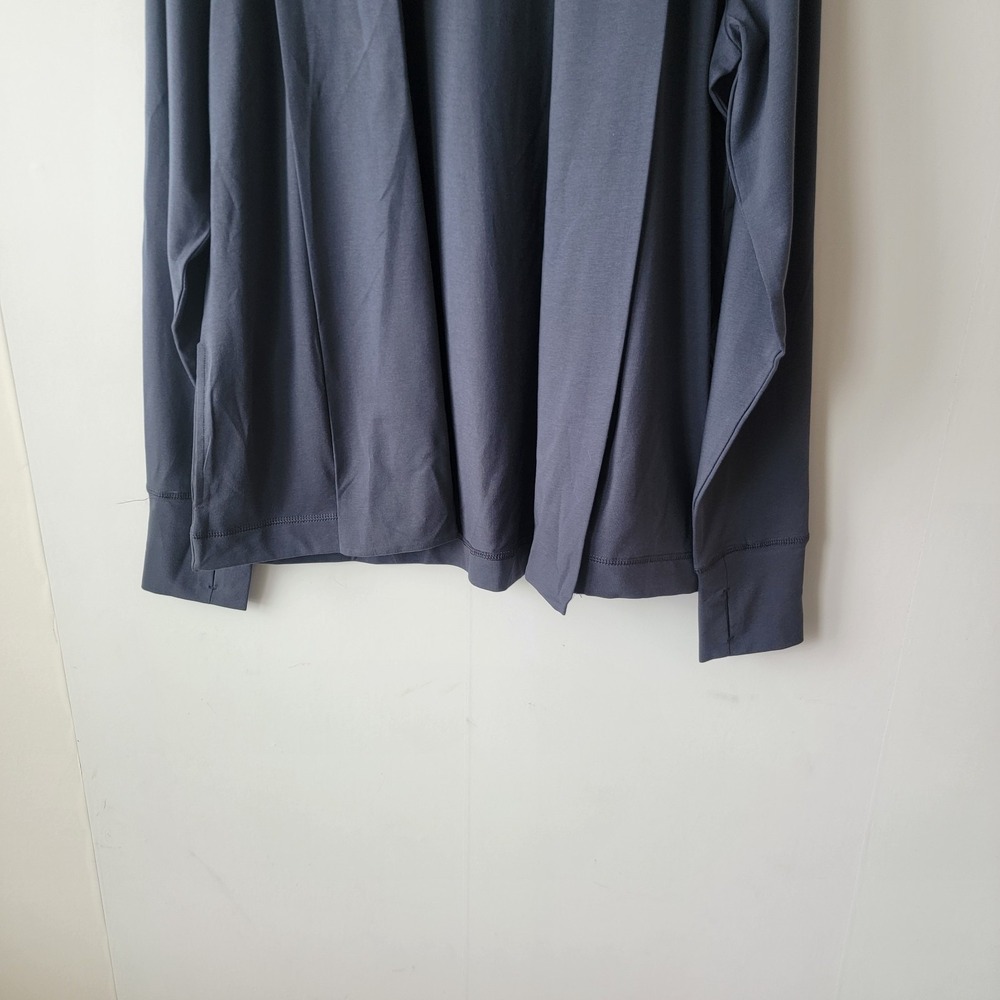 Pact women's Organic Luxe Essential Swing Cardigan size M Navy long sleeve - Picture 4 of 8
